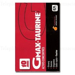 EAFIT Booster Gmax taurine concentr&eacute; d'&eacute;nergie une bo&icirc;te de 30 ampoules