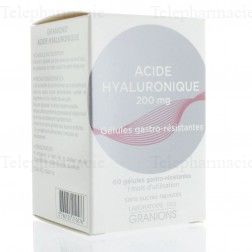 GRANIONS Les essentiels - Acide hyaluronique boite de 60 g&eacute;lules