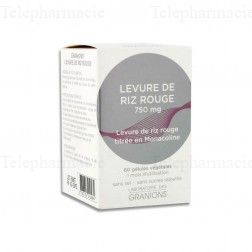 GRANIONS Les essentiels - levure de riz rouge 150mg 30 g&eacute;lules.