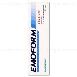 EMOFORM Dentifrice gencives sensibles menthe tube 75ml