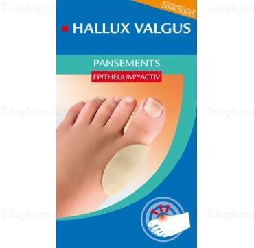 EPITACT Pansements pour hallux valgus à l'épithélium activ lot de 2