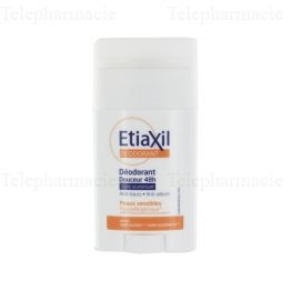 ETIAXIL d&eacute;odorant douceur 48h peaux sensibles stick 40ml