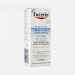 EUCERIN UreaRepair Plus - Cr&egrave;me visage emolliente 5% ur&eacute;e tube 50ml