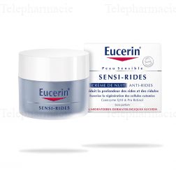EUCERIN Sensi-rides - Crème de nuit anti-rides pot 50ml