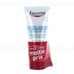 EUCERIN 10% d'urée crème pieds 2X100 ml