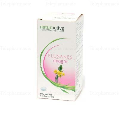 Elusanes huile d'onagre 60 gélules 60 capsules