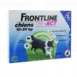 Tri-act chiens de 10 a 20kg pipettes 2ml x3