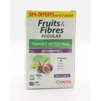 Fruits & fibres transit facile 2x30 comprimes