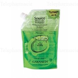 Source enchantee eau d&eacute;maquillante micellaire recharge amande gourmande 400ml