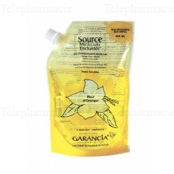 Eau d&eacute;maquillante Source micellaire enchant&eacute;e fleur d'oranger recharge 400ml