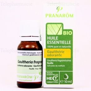 Huile essentielle bio gaultherie odorante 10 ml