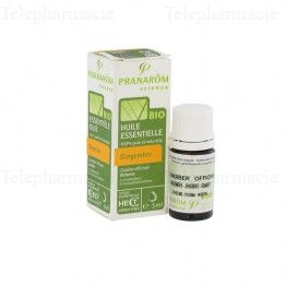 PRANAROM Huile essentielle gingembre bio 5ml