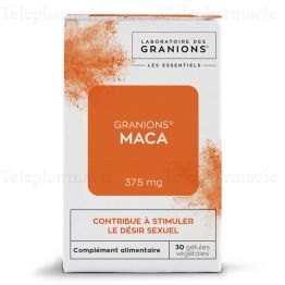 GRANIONS Les essentiels - Maca g&eacute;lules v&eacute;g&eacute;tales x 30