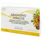 GRANIONS Vitalit&eacute; bo&icirc;te de 30 comprim&eacute;s
