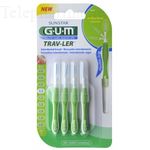 GUM Brossettes interdentaires trav-ler n&deg;1414 - 1.1 mm x 4