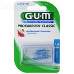 GUM n°614 Brossettes interdentaires proxabrush classic 1.5mm x 8