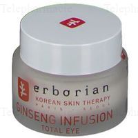 ERBORIAN Ginseng infusion total eye pot 15ml