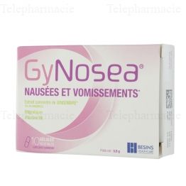 GYNOSEA Naus&eacute;es et vomissements g&eacute;lules v&eacute;g&eacute;tales x 10