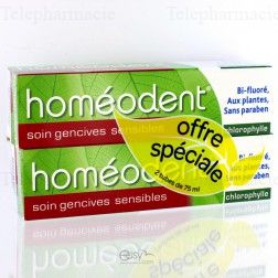 HOMEODENT Soin gencives sensibles Ar&ocirc;me Anis Lot de 2 x 75ml