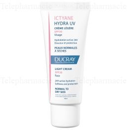 DUCRAY Ictyane Hydra UV cr&egrave;me l&eacute;g&egrave;re SPF30 tube 40ml