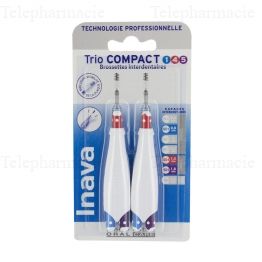 INAVA Brossette trio compact 1.4.5 mixte large et étroit