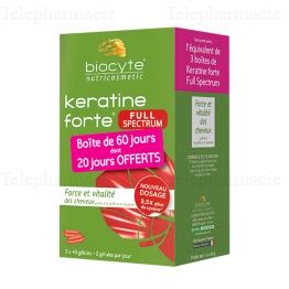 Keratine forte full spectrum 120 gélules