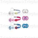 MAM Kit sucette & attache-sucette +6 mois anatomique silicone