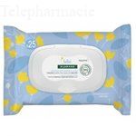 KLORANE B&eacute;b&eacute; lingettes nettoyantes douces Petit mod&egrave;le (25 lingettes)