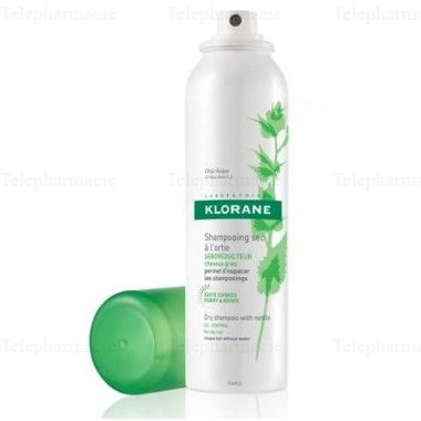KLORANE Ortie bio - Shampooing sec s&eacute;bor&eacute;gulateur spray