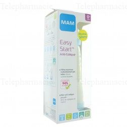 MAM Easy Start Anti-Colique biberon débit 3 320ml Bleu