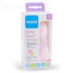 MAM Easy Start Anti-Colique biberon débit 1 160ml Rose