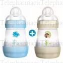 MAM Easy Start Anti-Colique biberon débit 1 160ml Lot de 2 bleu et blanc