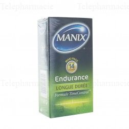 MANIX Endurance boîte 14 préservatifs