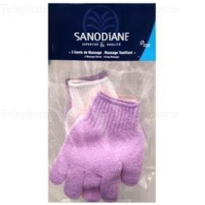 2 Gants de Massage Tonifiant