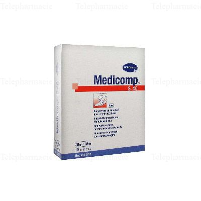 Compresse non-tiss&eacute; 7,5cm x 7,5cm Bo&icirc;te de 10