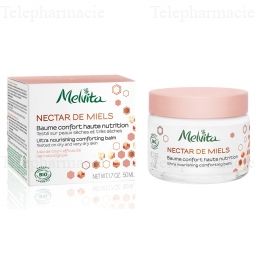 MELVITA Nectar de miels - Baume confort haute nutrition BIO pot 50 ml