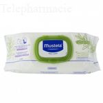 MUSTELA Lingettes nettoyantes à l'huile d'olive x 50