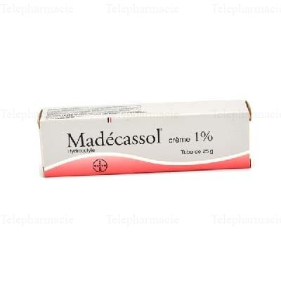 Mad&eacute;cassol 1 pour cent Tube de 10 g