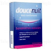 Anti-Ronflement Bandelettes Nasales Petite/Moyenne 20 bandelettes