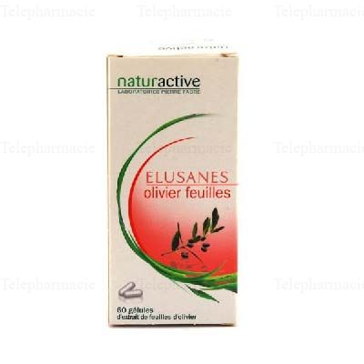 NATURACTIVE Elusanes olivier feuilles 60 gélules