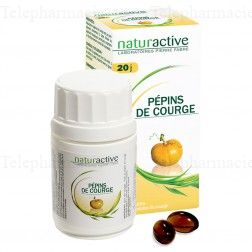 NATURACTIVE Elusanes pépins de courge 60 gélules