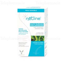 NETLINE Crème décolorante peau sensible 2 tubes 30ml