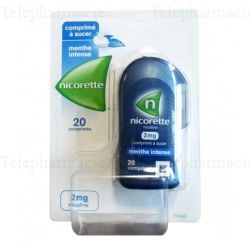 NICORETTE Comprim&eacute; &agrave; sucer 2 mg Go&ucirc;t menthe