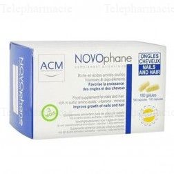 ACM Novophane Cheveux & ongles Boîte de 180 gélules