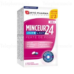 FORTÉ PHARMA Minceur24 jour/nuit 45+ comprimés x 28 OFFRE SPECIALE LOT DE 2