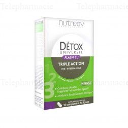 NUTREOV D&eacute;tox universel flash bo&icirc;te de 10 comprim&eacute;s 2 x 5 jours