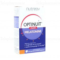 NUTREOV Optinuit flash m&eacute;latonine 30 comprim&eacute;s.