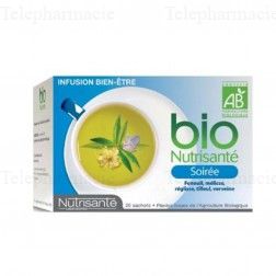 NUTRISANT&Eacute; Infusion bio soir&eacute;e 20 sachets