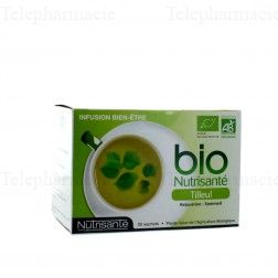 NUTRISANT&Eacute; Infusion tilleul bio 20 sachets
