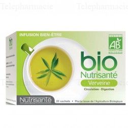 NUTRISANT&Eacute; Infusion verveine bio 20 sachets